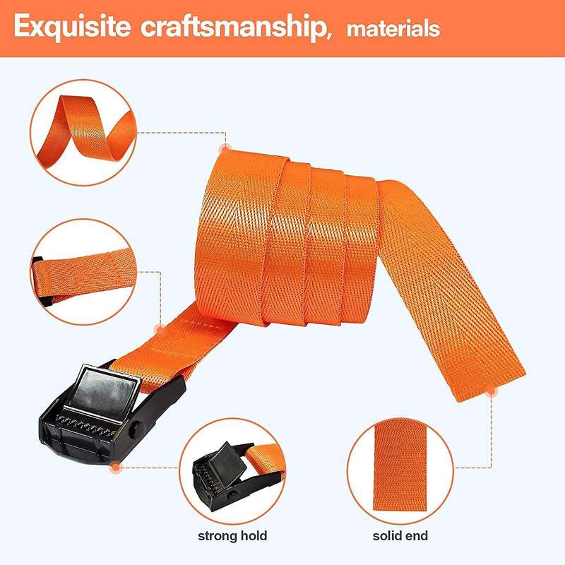 Tie Down Straps with Ratchet Adjustable Lashing Straps