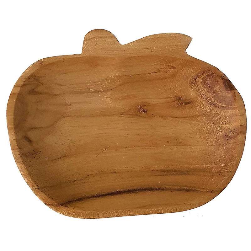 Wooden Seasoning Dish Soy Sauce Vinegar Seasoning Dish (apple)