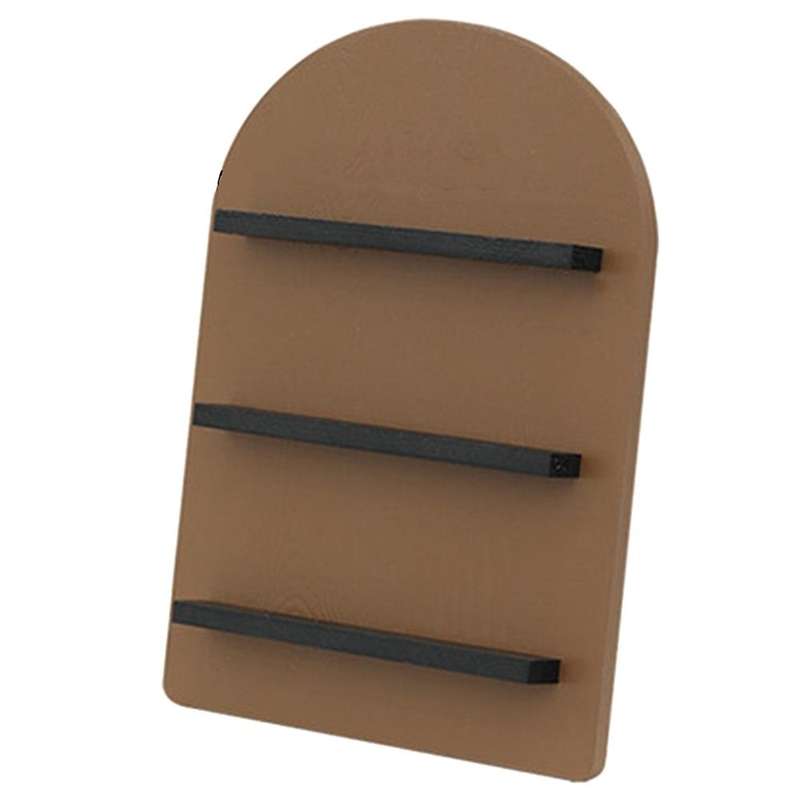 Vertical Wooden Storage Shelf Home Organization Shelf Kitchen -brown