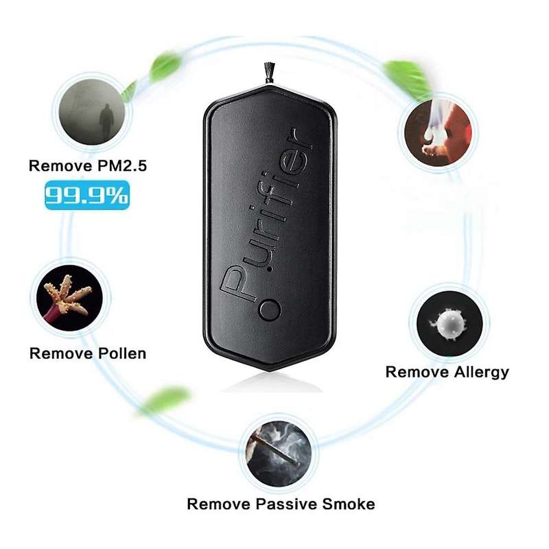 Air Purifier Necklace Air Freshener 100 Million Negative Ions Pink