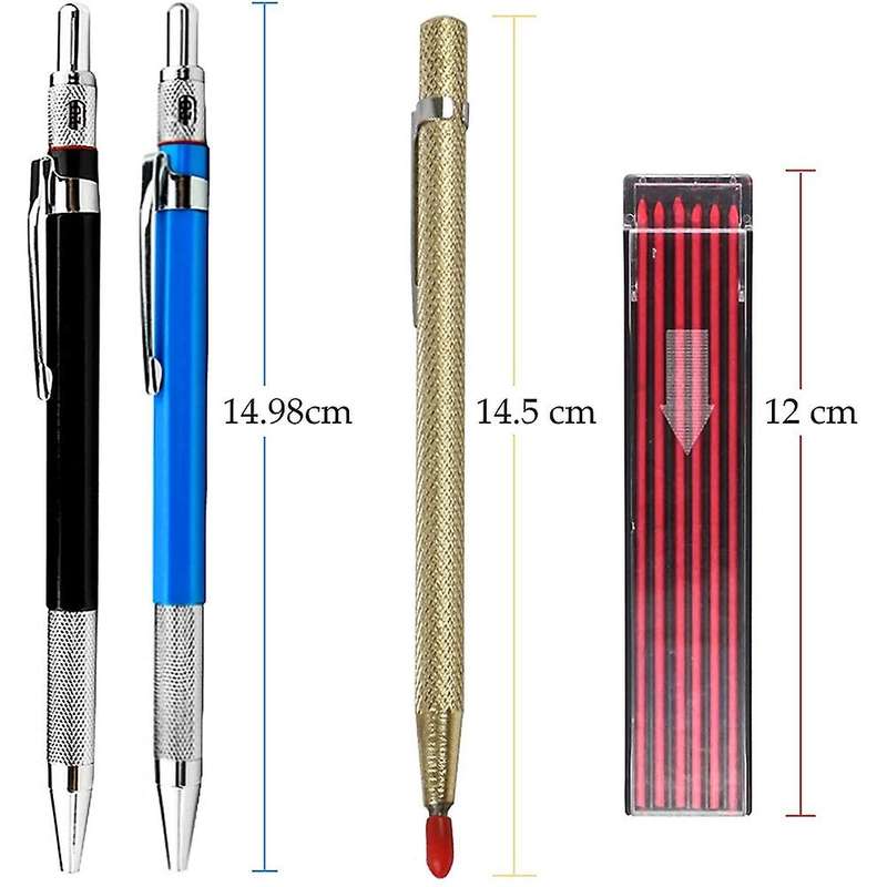 2mm Pencil Set,pen Core and Carbide Scraper Tool, Mechanical Pencil