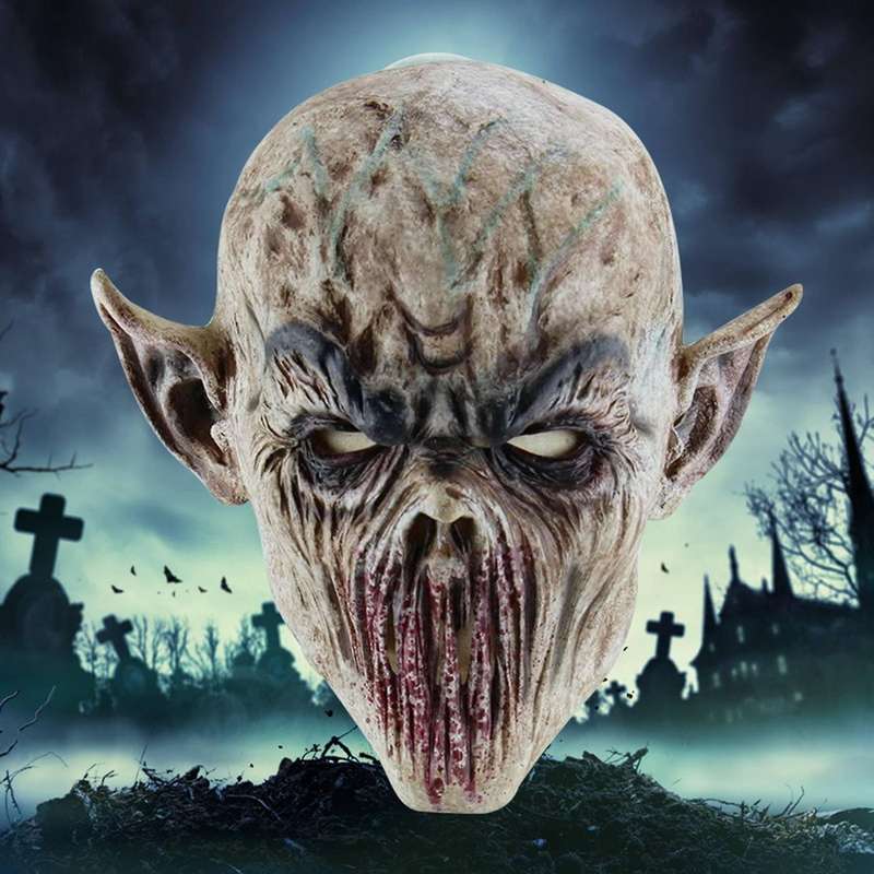 Alien Monster Beast Halloween Mask Halloween Bleeding Latex Mask