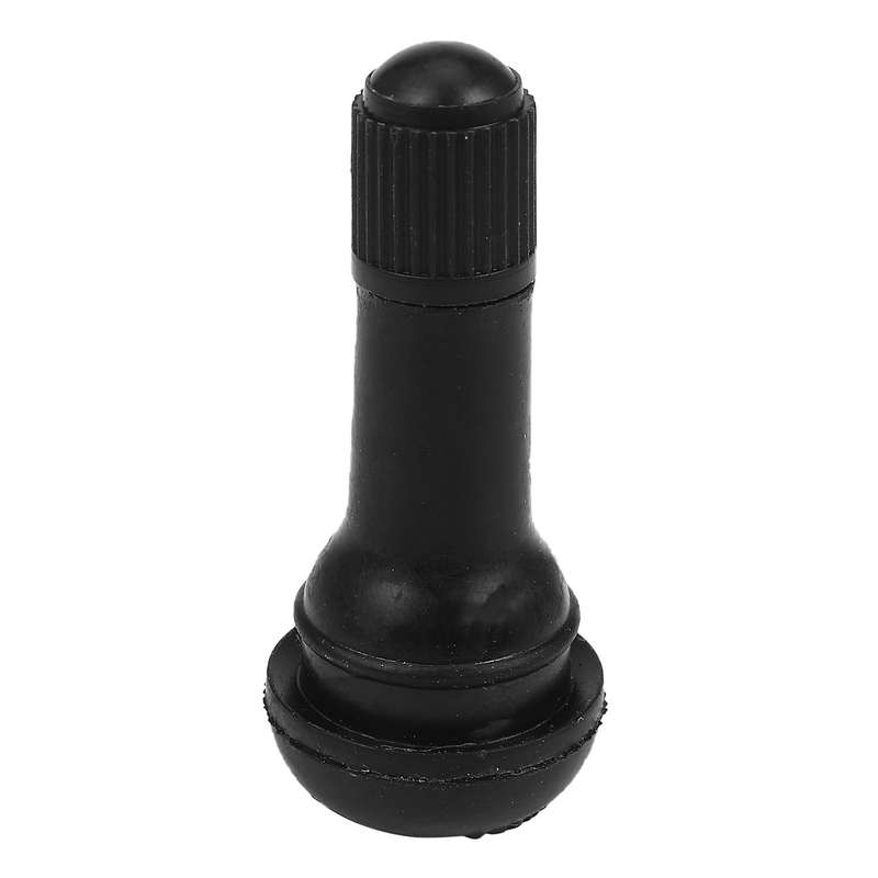 25x Short Rubber Car Tubeless Vacuum Snap-in Tire Valve Stems Alloy