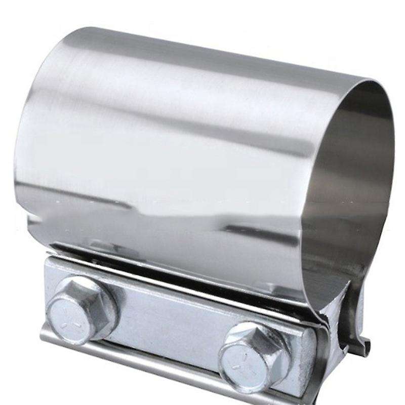 Car Modified 2.5 Inch 63mm Exhaust Pipe Clamp Tail Throat Hoop