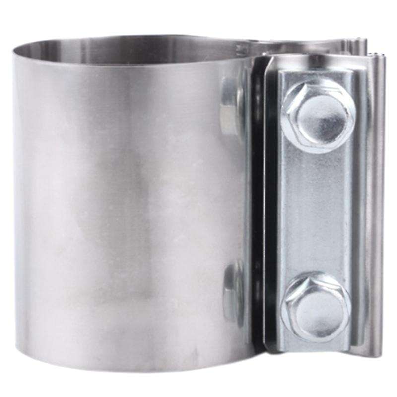 Car Modified 2.5 Inch 63mm Exhaust Pipe Clamp Tail Throat Hoop