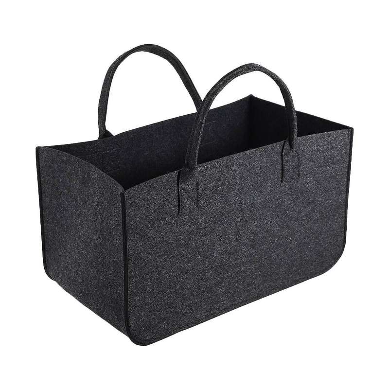 2x Felt Storage Bag Large Capacity Casual Shopping Bag