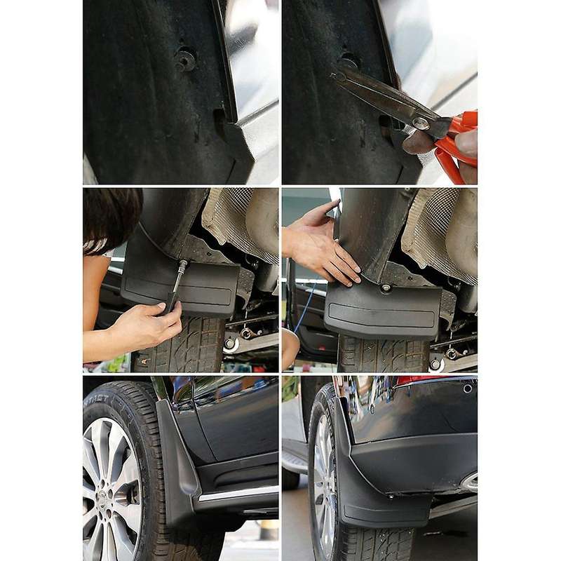Upgraded Mud Flaps Mud Guards Protection Splash Guards Mudguard 4pcs