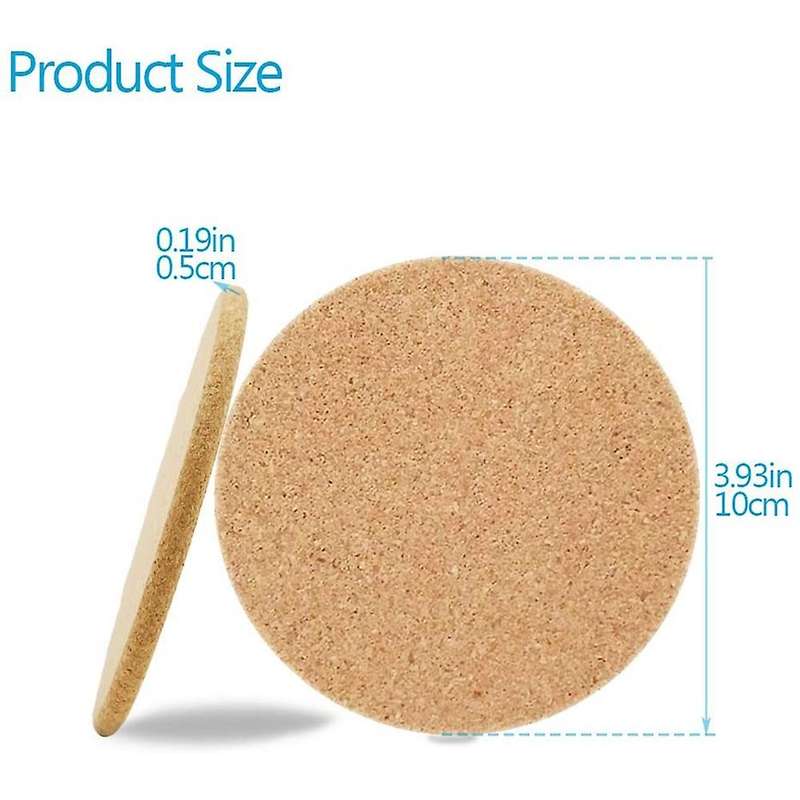 Pack Of 12 Absorbent Cork Coasters with Holder,drink Coaster for Mug