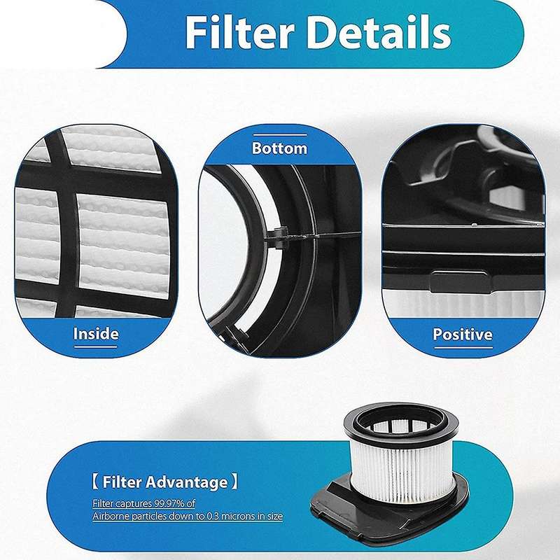 Replacement Filter for Shark Cordless Upright Vacuum Cleaners