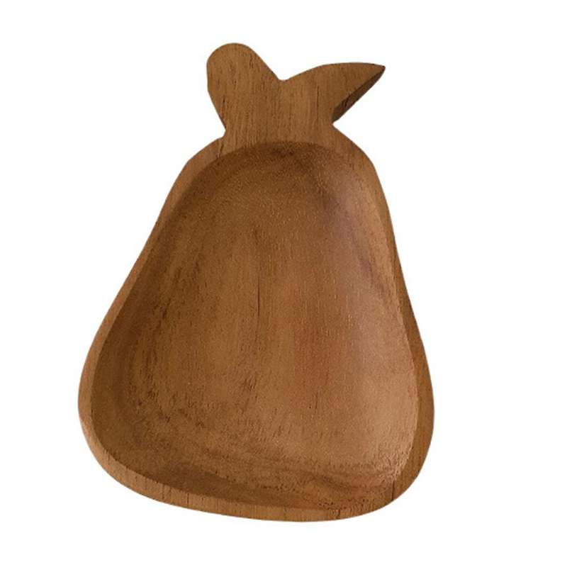 Wooden Seasoning Dish Soy Sauce Vinegar Seasoning Dish (pear)