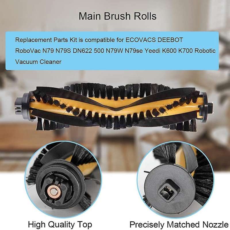 Main Brush Side Brushes Filters for Ecovacs Deebot N79 N79s Dn622