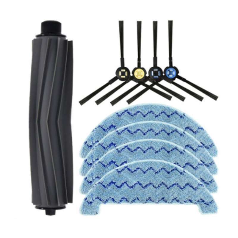 Rubber Brush Side Brush Mop Cloths Rag Replacement for Ilife A7/a9s