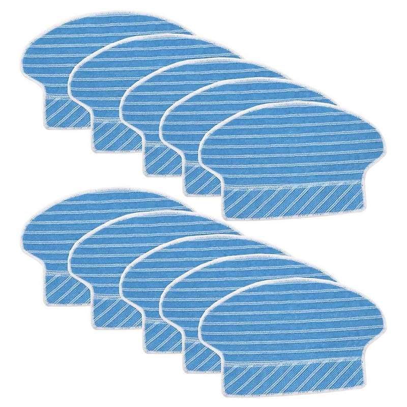 Vacuum Cleaner Accessories 10 Pcs Mop Cloth Pads for Proscenic 780t