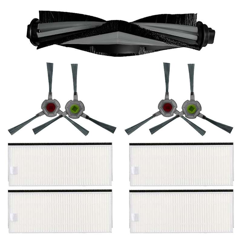 Replacement Main Side Brushs Hepa Filter for Ecovacs U2 Dgn22 Robot