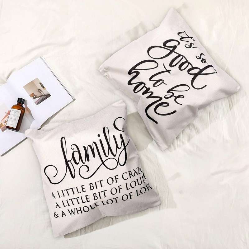 Farmhouse Decoration Pillow Covers for Sofa Couch Porch Decor