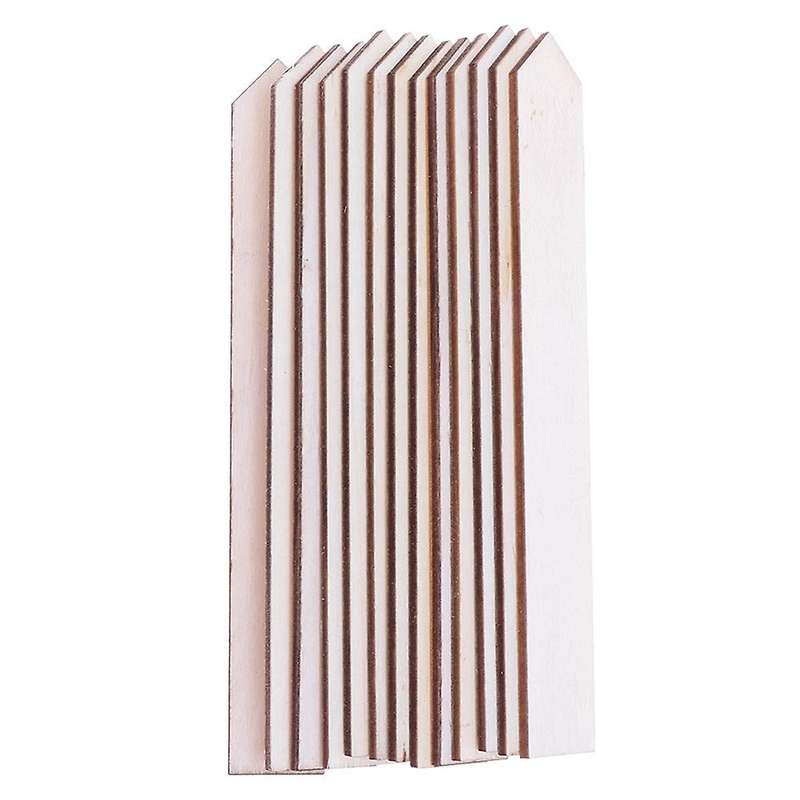 Wooden Garden Labels Handicrafts Green Decorative Wood Stick