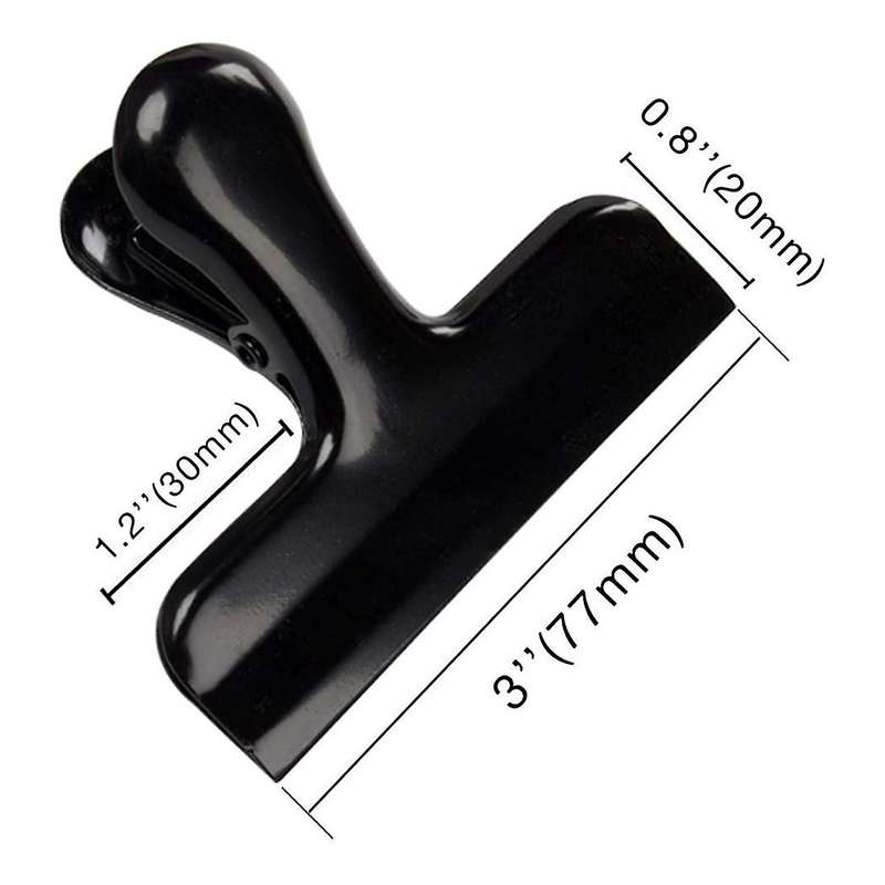 8pcs Bag Clips Heavy Duty Stainless Steel Chip Clips, Food Bags