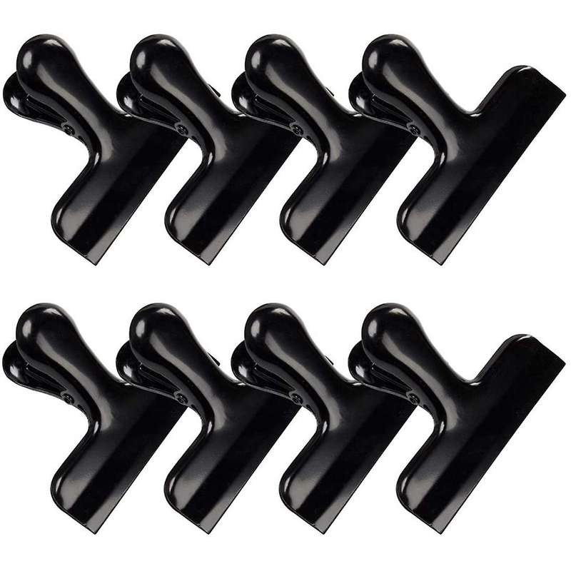 8pcs Bag Clips Heavy Duty Stainless Steel Chip Clips, Food Bags