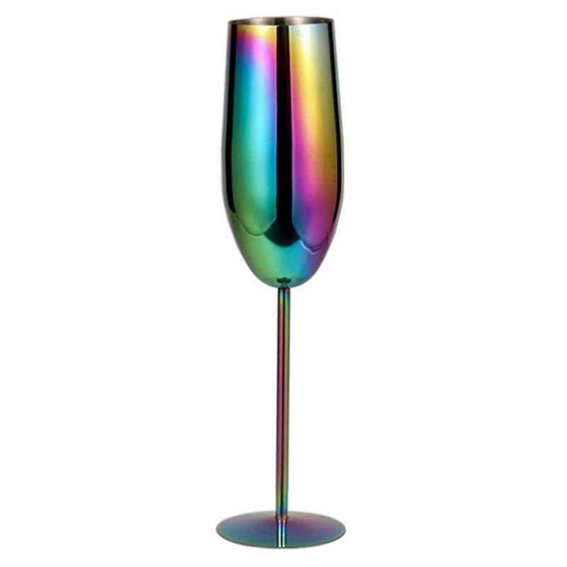 280ml 304 Stainless Steel Cocktail Glass Goblet Champagne Glass, E