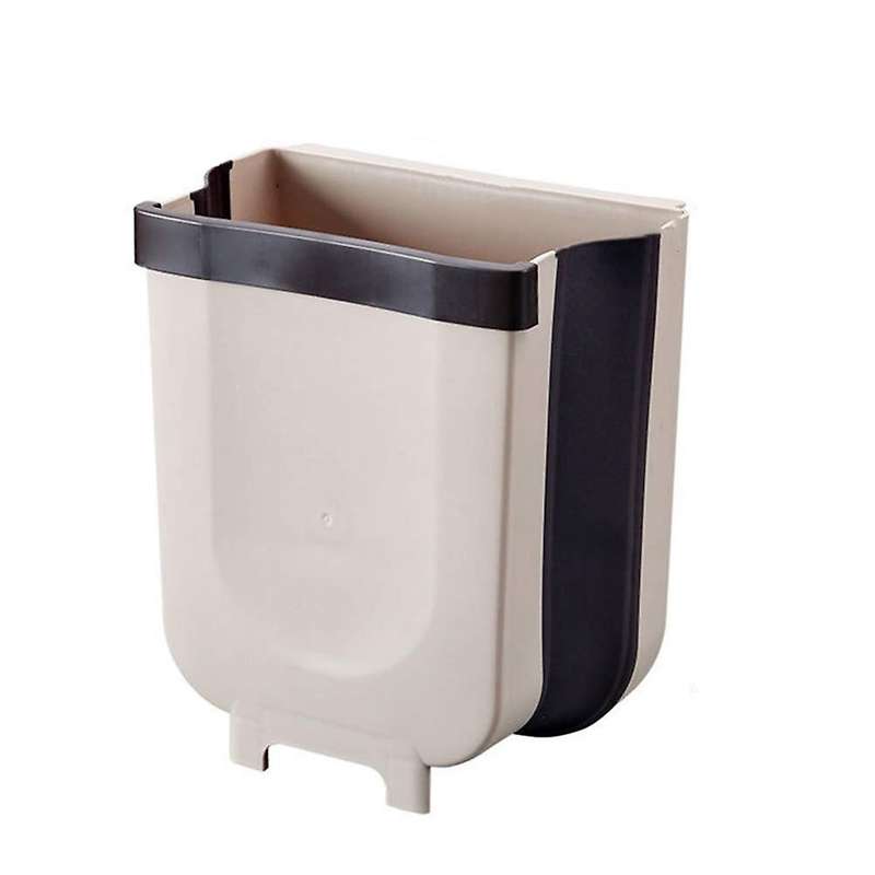 Portable Hang Trash Can Foldable Mini Trash Bin Garbage Can B