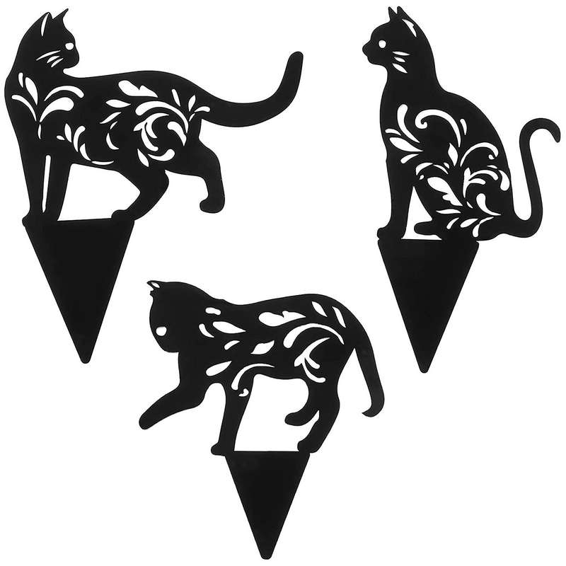 Cat Garden Stake Acrylic Outdoor Statue for Yard Garden Decor,lawn