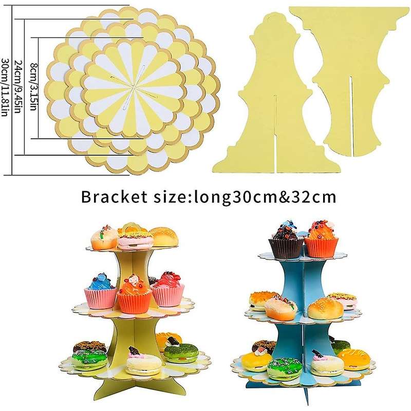 3 Tiers Cake Display Stand, Afternoon Tea Cake Stands