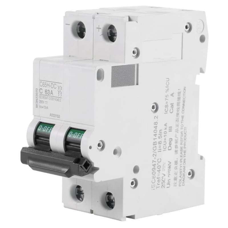 250v Circuit Breaker for Solar Panels Grid System Din Rail Mount(63a)