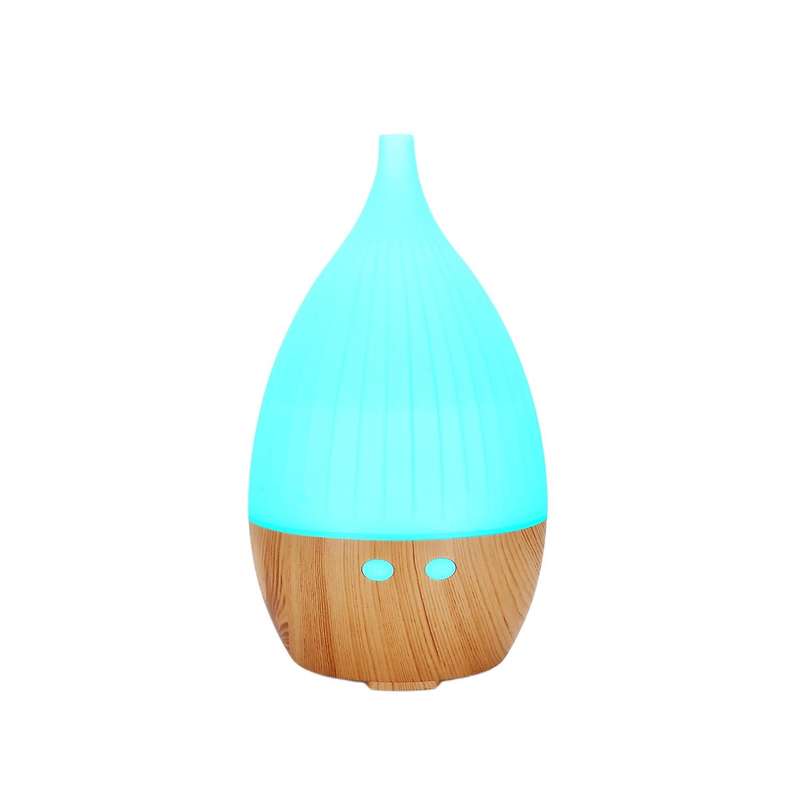 Aromatherapy Humidifier 130ml for Home, 7 Colors Lights,(light Wood)