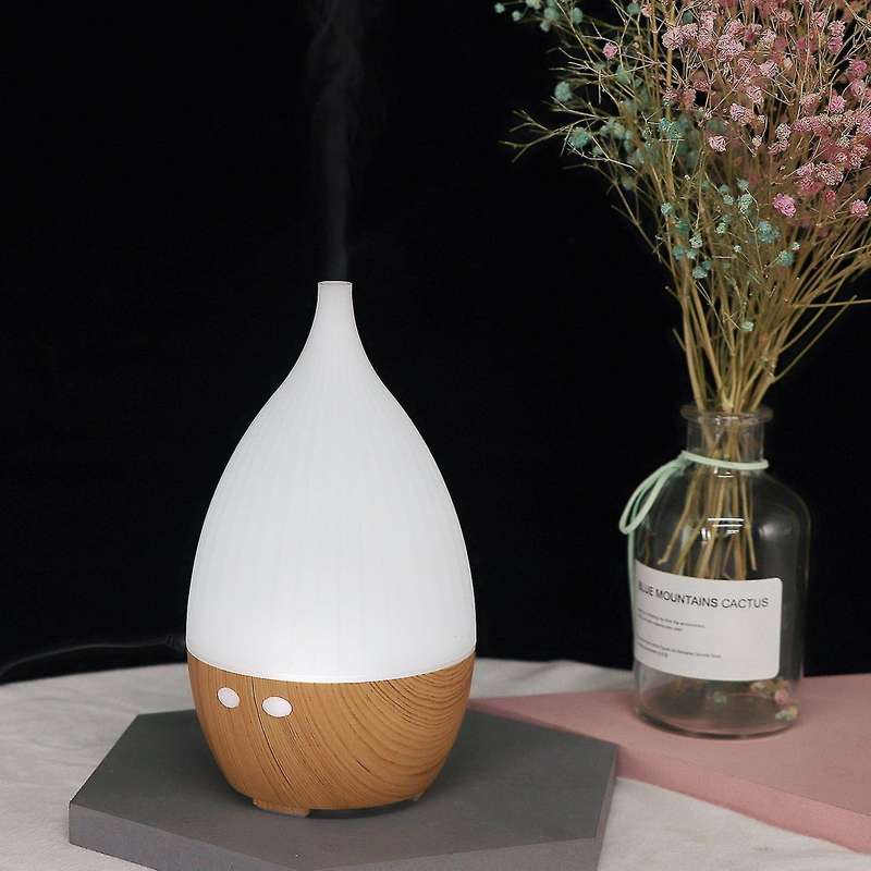 Aromatherapy Humidifier 130ml for Home, 7 Colors Lights,(white)