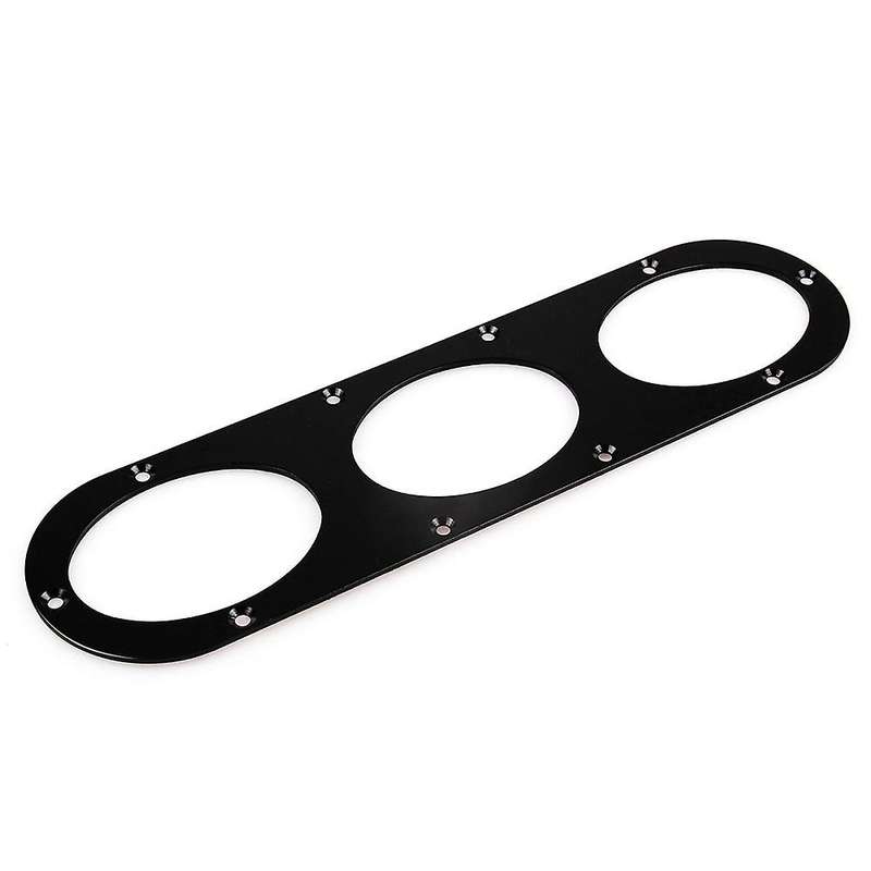 2 Pcs Aluminium Alloy Rear Bumper Race Air Diversion Diffuser Panel