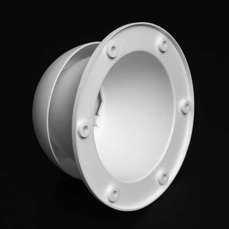 2x Round Mushroom Head for Rv Top Exhaust Outlet Vent Cap