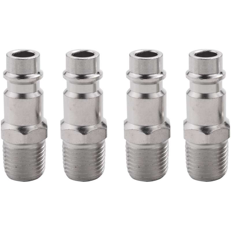 10 Pcs Male Female Quick Release Air Line Hose 1/4 Inch Bsp Connector