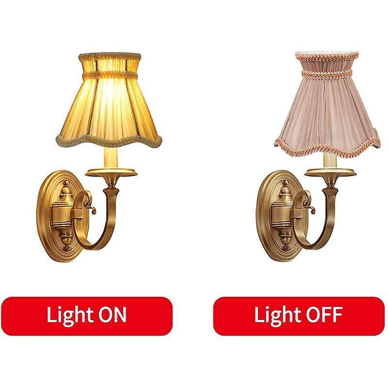 Candle Chandelier Lampshade Set Of 2 Clip On Drop Light Lampshade