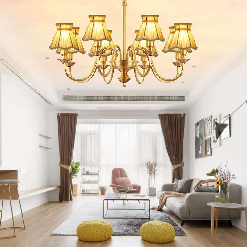 Candle Chandelier Lampshade Set Of 2 Clip On Drop Light Lampshade