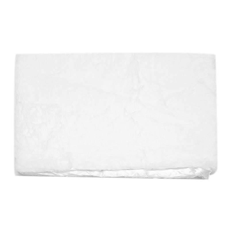 Christmas Table Runner 15 X 72 Inch Faux Fur White Plush(white)