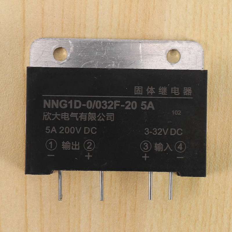 Heat Sink Input 3-32v Dc Output 5a Dc Pcb Mount Ssr Solid State Relay