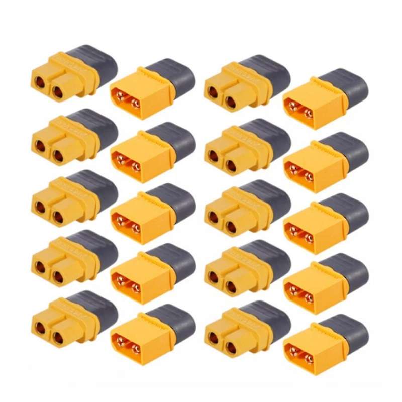 10 Pairs Xt60 Plug Connector Male Female Set, Xt60h Housing Connector