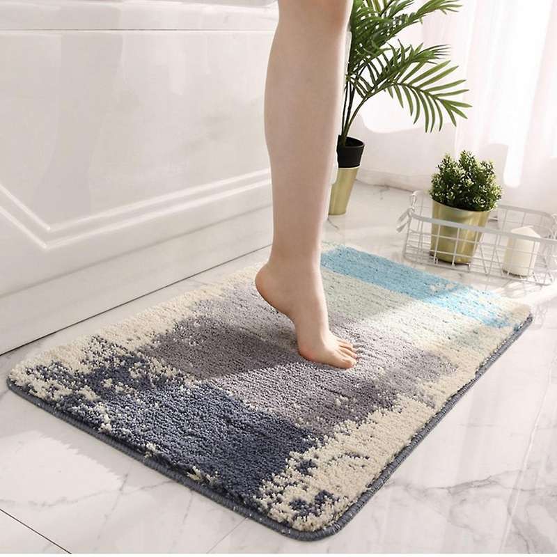 Footmat, Bathroom Doormat 60x40cm Super Durable Waterproof(c)