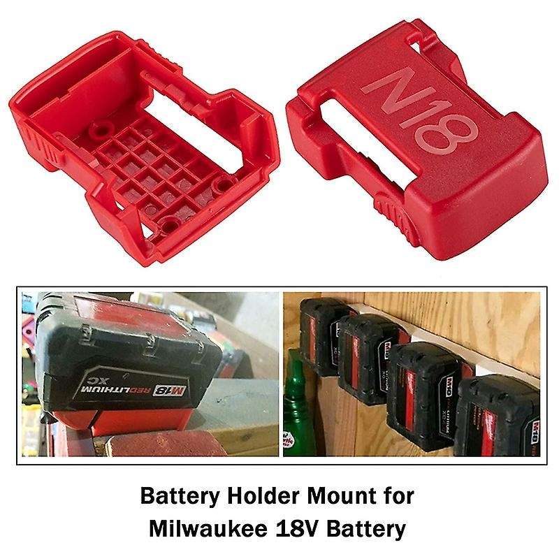 5 Pack Battery Holder for M18 Battery Fit for 48-11-1820 48-11-1850