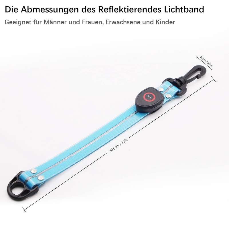 Flashing Light with Colourful Light,usb Rechargeable Kid Safety Light