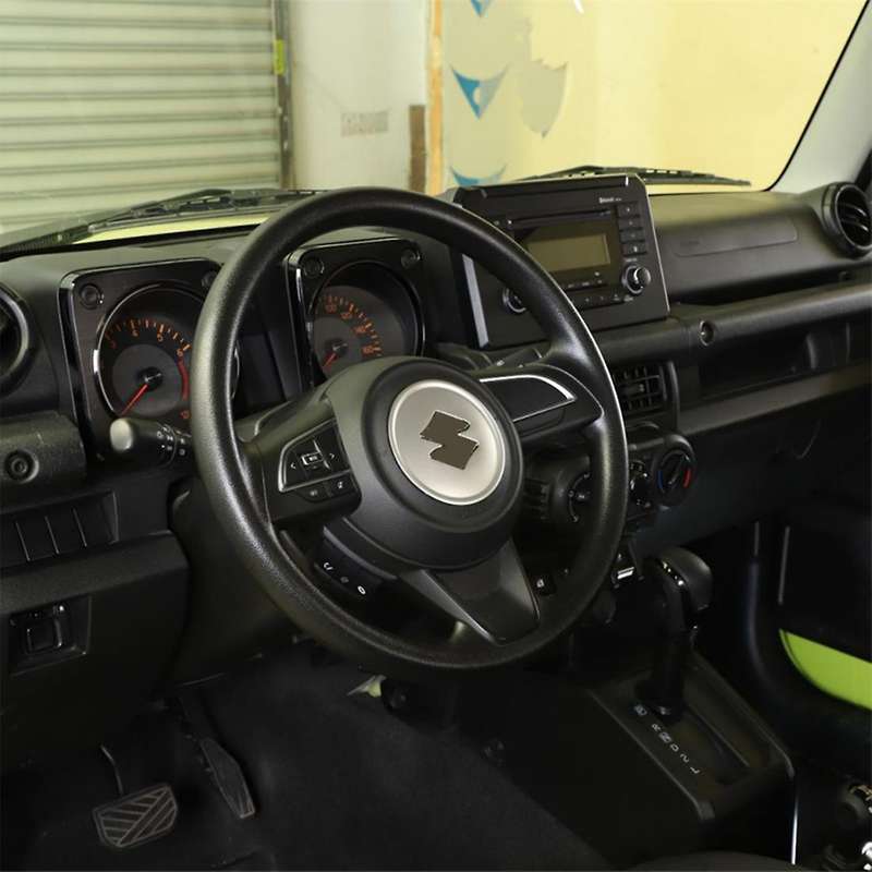 Car Steering Wheel Center Decoration Cover Trim Stickers for Suzuki