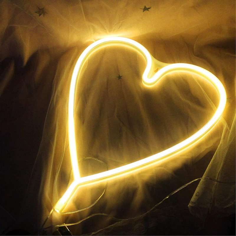 Color Neon Halloween Night Light Sign Wall Hanging Lighting White