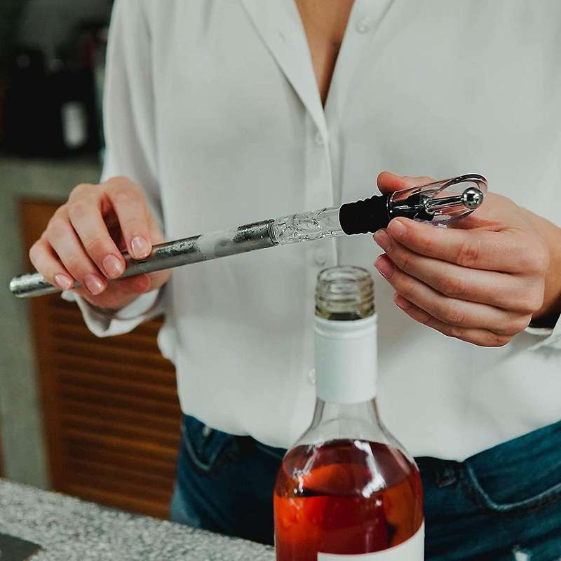 Wine Cooling Stick with Pourer - Perfect Wine Accessory Gift for Wine