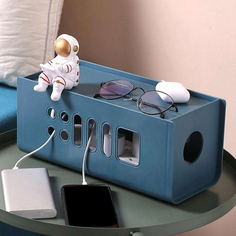 Cable Extension Cord Wire Bin Mobile Charger Electrical Holder Yellow