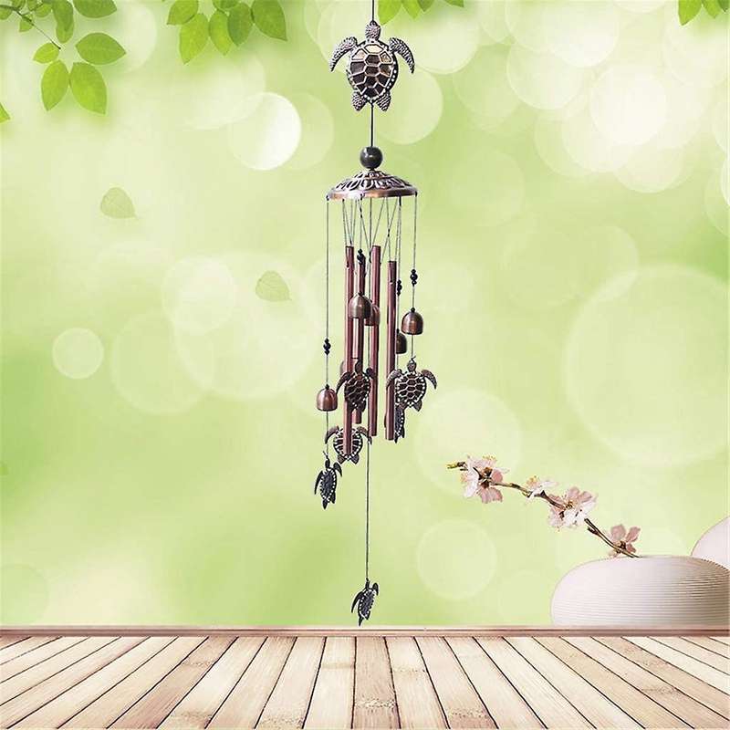 Electroplated Brass Metal Tube Bell Wind Chime Ornaments