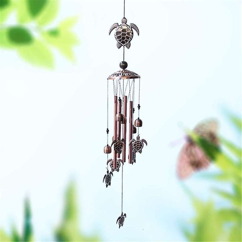 Electroplated Brass Metal Tube Bell Wind Chime Ornaments