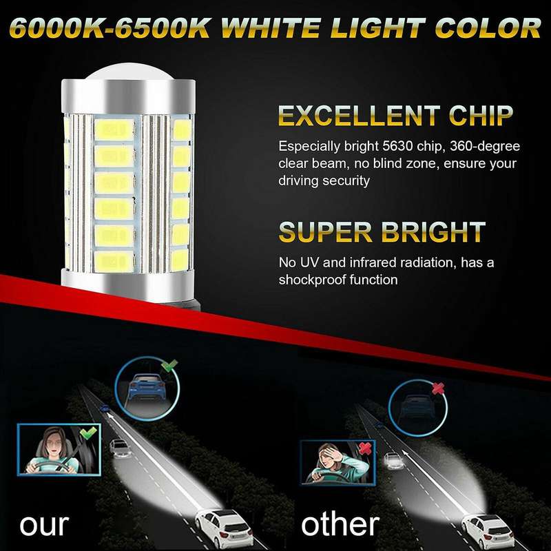 4x 9005 9006 Combo Headlight Bulbs High Low Beam Kit Hb3 6500k Xenon