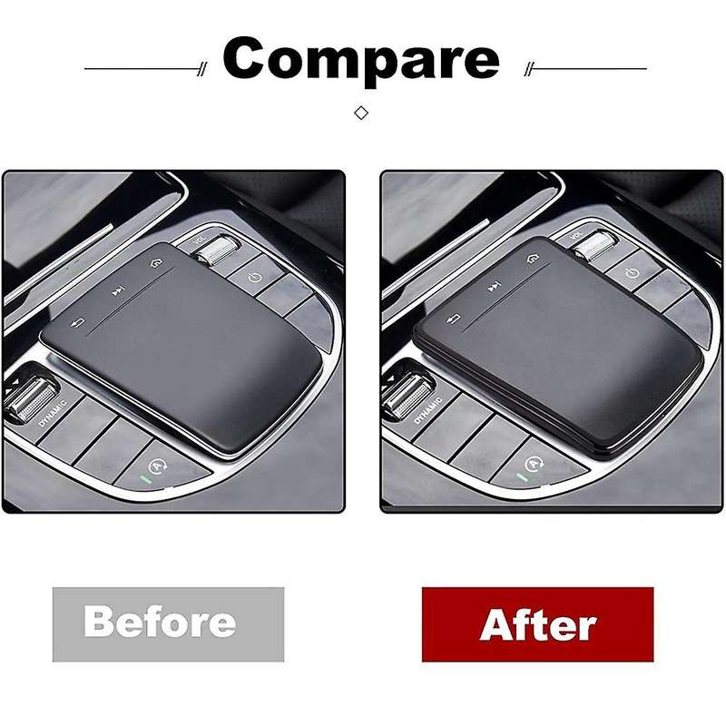 Car Tpu Center Control Multimedia Mouse Screen Protector Cover,black