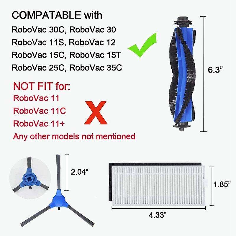 For Eufy Robovac 11s, Robovac 30, Robovac 30c,robovac 15c Accessories