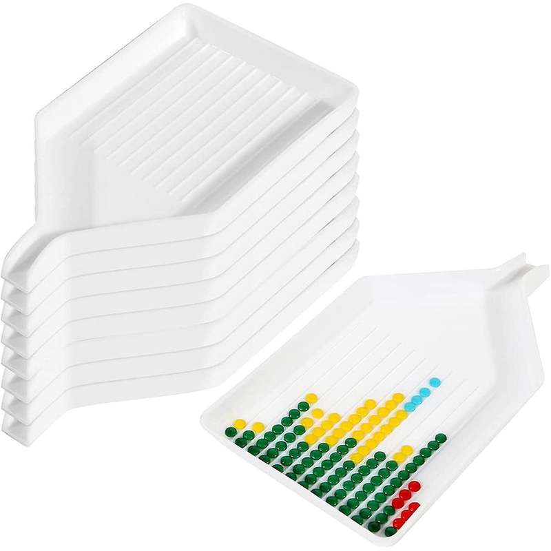 80pcs Plastic Beaded Sorting Diamond Tray for Diy Nail Cross Stitch